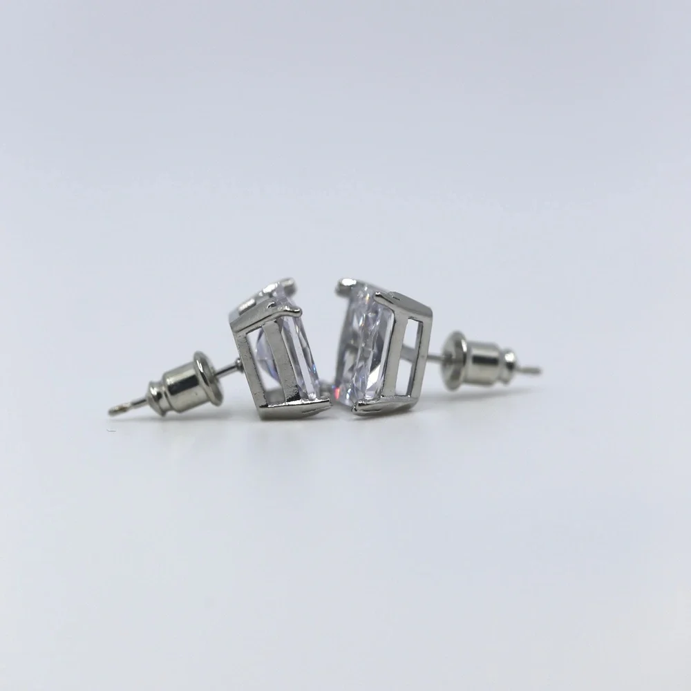 Jenna Jameson Silver Stud Earrings - Picture 8 of 10